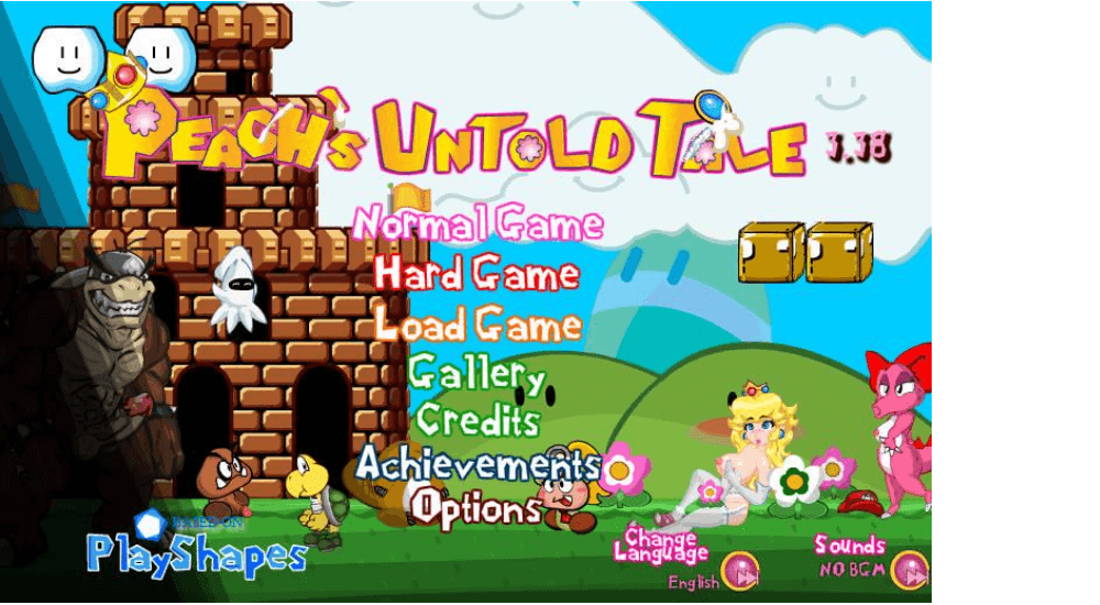 Peach’s Untold Tale — online erotic flash game